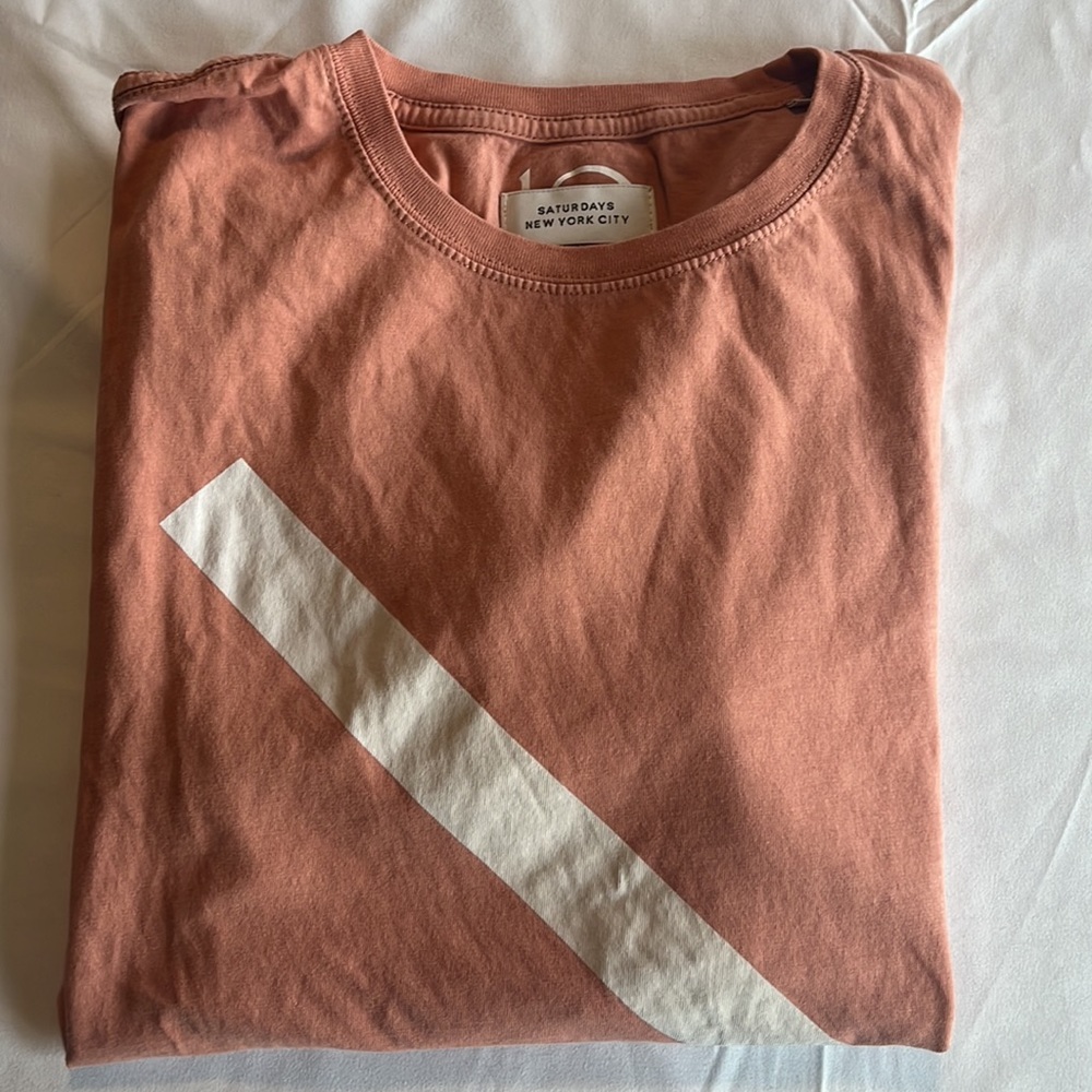 $60 Saturdays NYC Size S(XS) Short Sleeve Graphic Tee Shirt 10 Year Anniversary - Picture 4 of 4